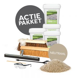 Onkruidvrije Voegmortel Actiepakket - 2 Componenten | YOU-FILL