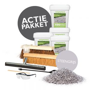 Onkruidvrije Voegmortel Actiepakket - 2 Componenten | YOU-FILL